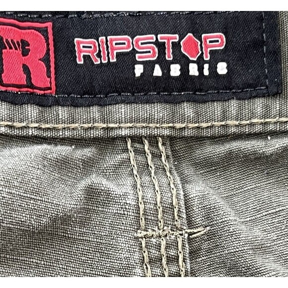 Men's Wrangler Riggs 44x30 Workwear Straight Leg Ripstop Cotton Gray Work Pants - Picture 8 of 10